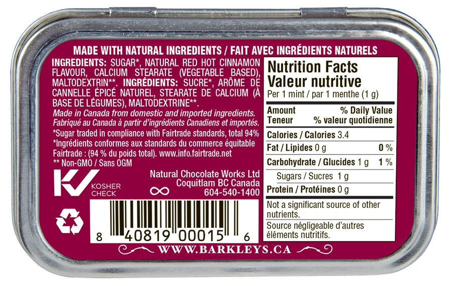 Barkleys Cinnamon