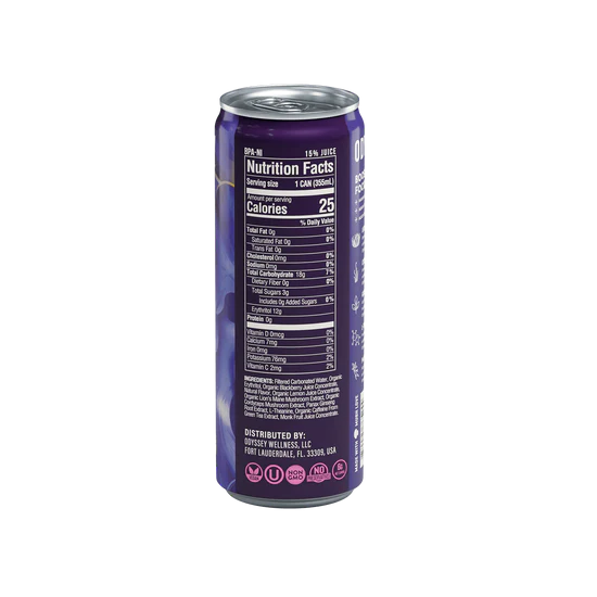Sparkling Mushroom Elixer - Blackberry Lemon Twist