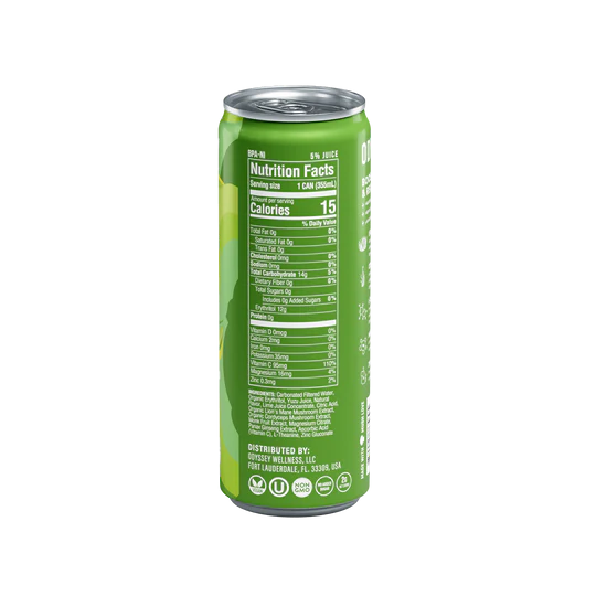 Sparkling Mushroom Elixer - Yuzu Lime Revive