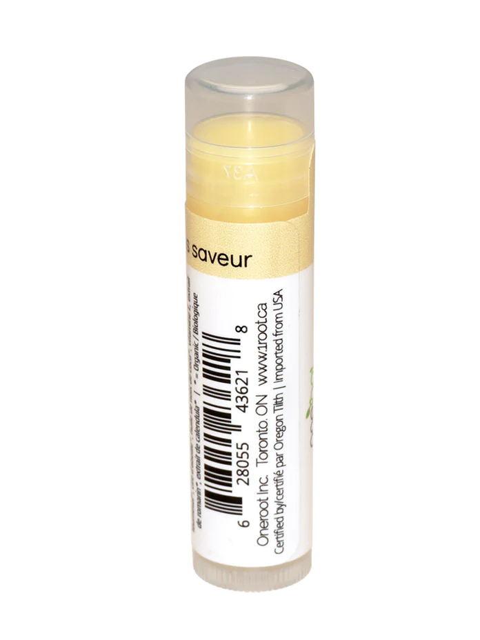 Organic Beeswax Lip Balm - Unflavoured